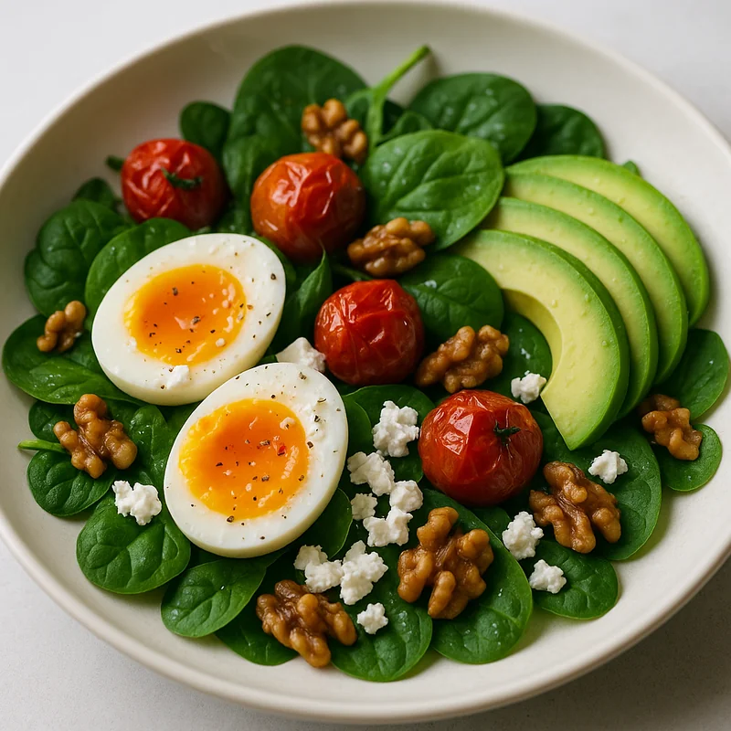 Egg & Goat Cheese Breakfast Salad